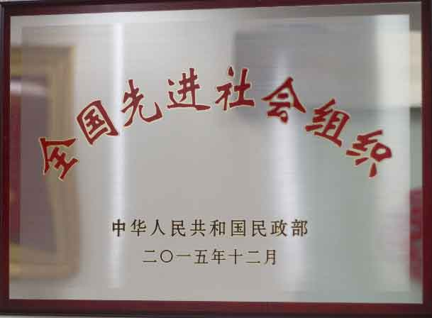 阳光慈善被授予“全国先进社会组织”荣誉称号